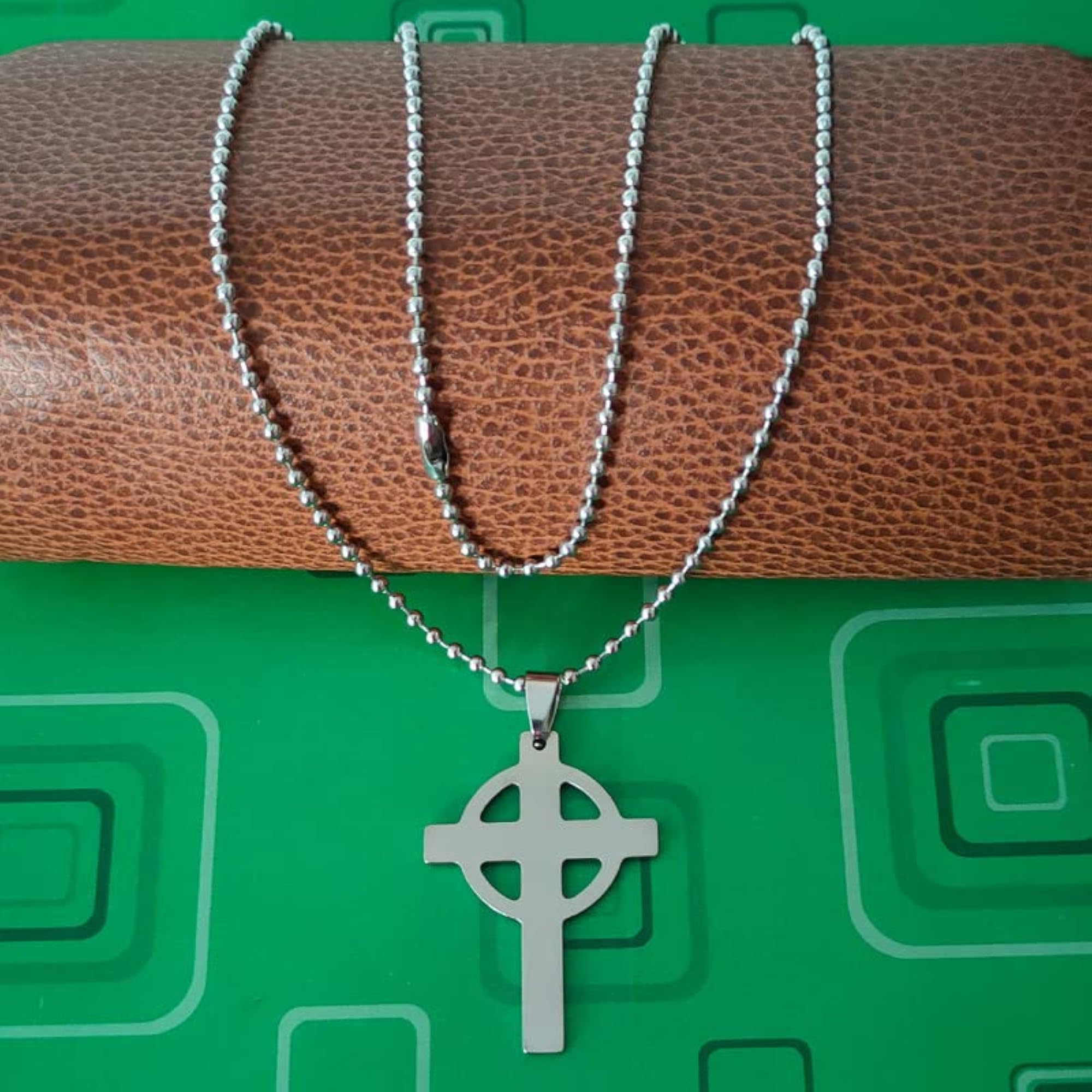 Religious Ichthys Jesus Fish Pendant Necklace